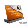 Plaque funéraire empreinte-sable 14 Plaquedeces.fr